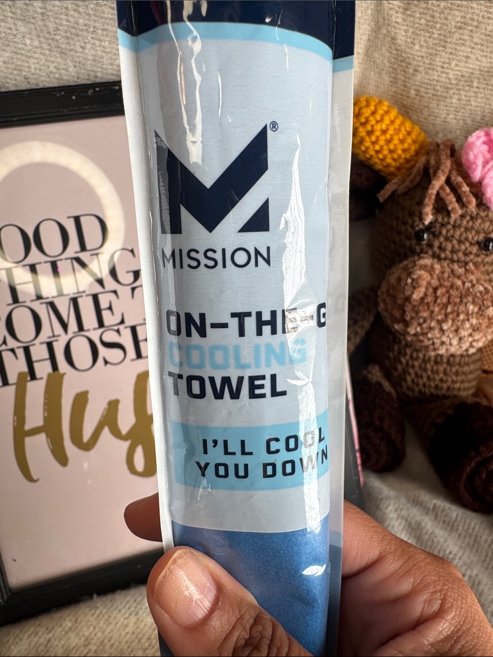 Mission On-The-Go Cooling Towel — Blue